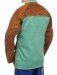 WELDAS-Lava Brown™ skórzana kurtka spawalnicza z dwoiny bydlęcej z plecami z trudnopalnej bawełny 44-7300/P XL