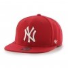 Brand `47 czapka z daszkiem New York Yankees Snapback Red No Shot Captain B-NSHOT17WBP-RD