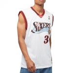 Mitchell & Ness koszulka męska NBA Swingman Home Jersey 76ERS 00 Allen Iverson SMJYGS18200-P76WHIT00AIV