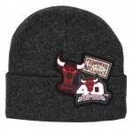 Mitchell & Ness czapka zimowa Chicago Bulls NBA XL Logo Patch Knit Hwc Bulls HCFK4341-CBUYYPPPBLCK