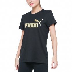 Puma t-shirt Ess+ Metallic Logo Tee 586890-01