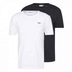 Fila t-shirt Brod Tee 2-Pack biały czarny FAM0083.13005