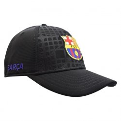 FC Barcelona czapka z daszkiem bejsbolówka Cap Cross Black FCB 5001GEXNN