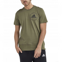 Adidas T-Shirt męski Sid Tee Mesh Khaki Dq1463