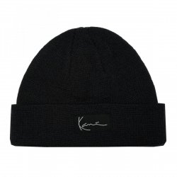 Karl Kani czapka zimowa czarna Woven Signature Light Weight Beanie 7020281
