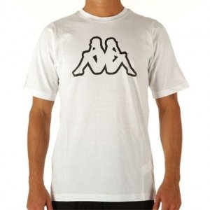 Kappa t-shirt męski biały Logo Cromen 303HZ70-903 