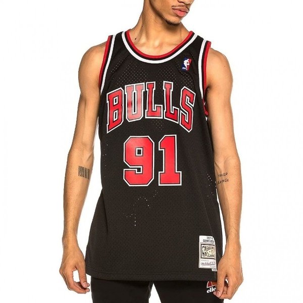 Mitchell &amp; Ness koszulka męska Chicago Bulls NBA Swingman Alternate Jersey Bulls 97 Dennis Rodman SMJYGS18152-CBUBLCK97DRD