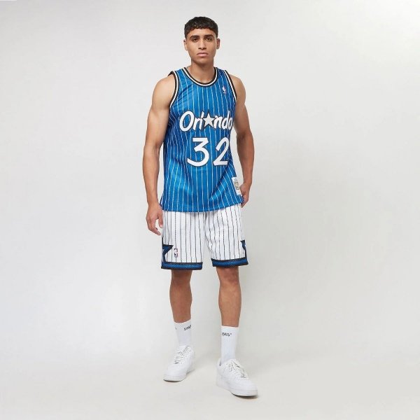 Mitchell &amp; Ness koszulka męska Orlando Magic NBA Swingman Road Jersey Magic 94 Shaquille O'Neal SMJYGS18193-OMAROYA94SON