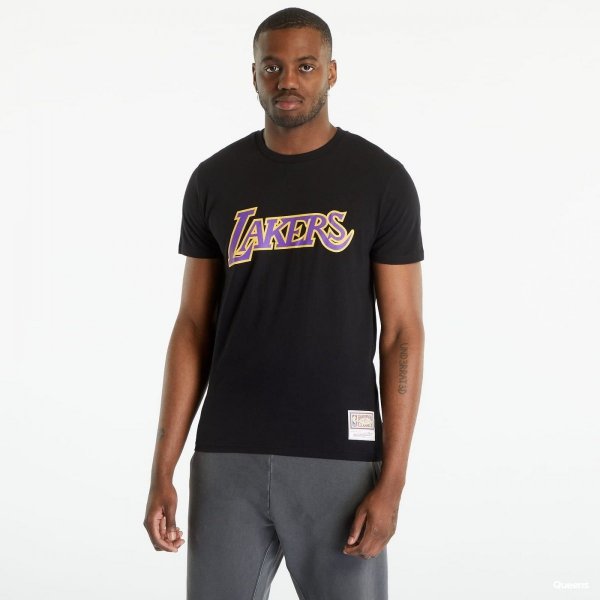 Mitchell &amp; Ness t-shirt NBA Team Logo Tee Los Angeles Lakers BMTRINTL1051-LALBLCK