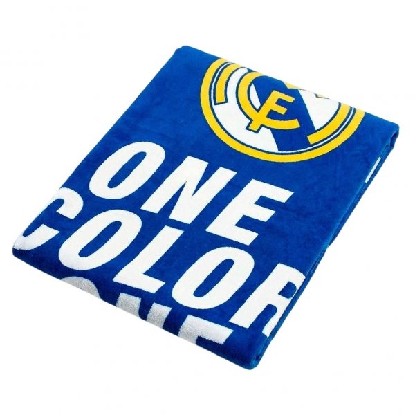 Real Madryt ręcznik plażowy bawełna junior 70x140 cm beach towel 2200010392