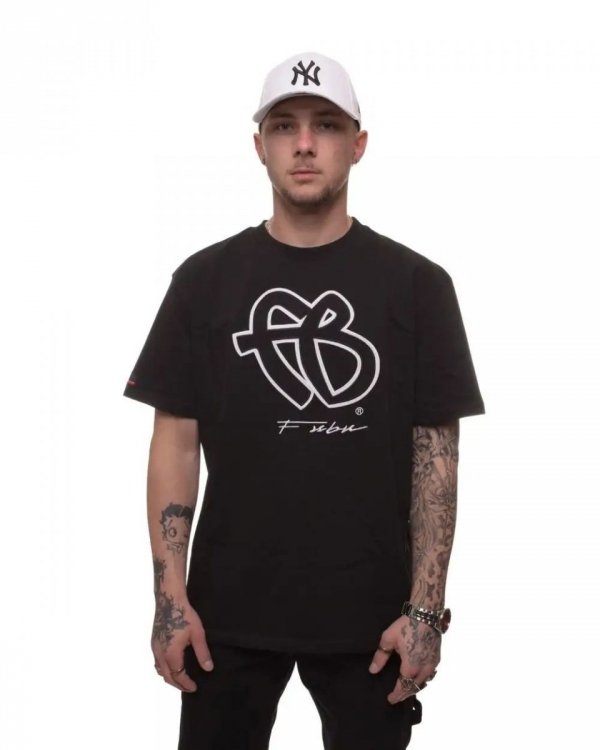 Fubu t-shirt męski czarny bawełna Classic Tee 6069126