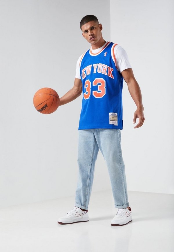 Mitchell &amp; Ness koszulka męska NBA Swingman New York Knicks Patric Ewing SMJYGS18186-NYKROYA91PEW