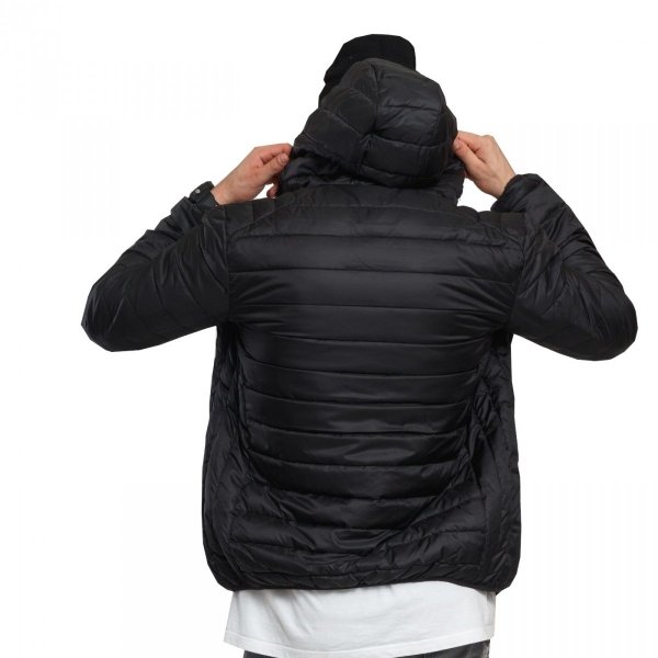 Ellesse kurtka męska z kapturem Lombardy Padded Jacket czarna SHS01115001