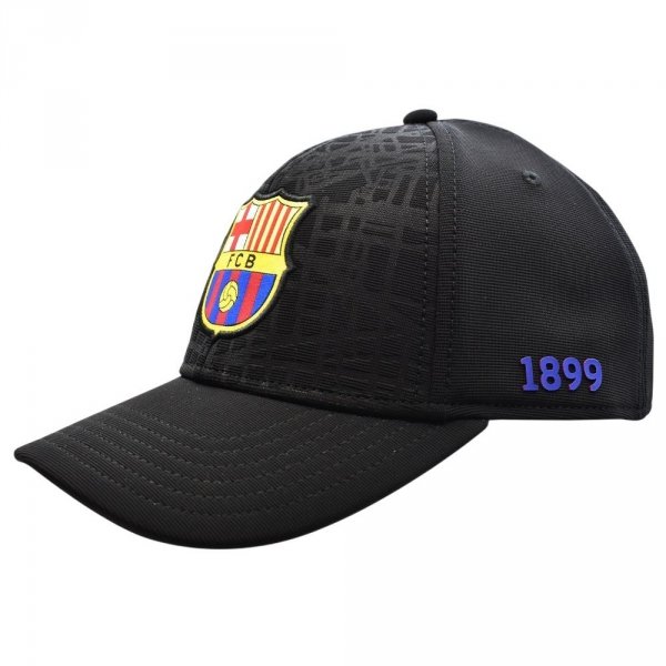 FC Barcelona czapka z daszkiem bejsbolówka Cap Cross Black FCB 5001GEXNN