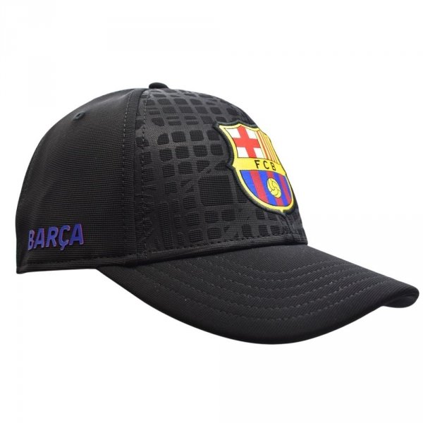 FC Barcelona czapka z daszkiem bejsbolówka Cap Cross Black FCB 5001GEXNN