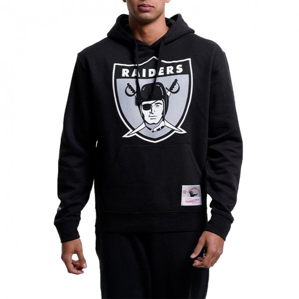 Mitchell &amp; Ness bluza NFL Team Logo Hoody Oakland Raiders HDSSINTL1052-ORABLCK