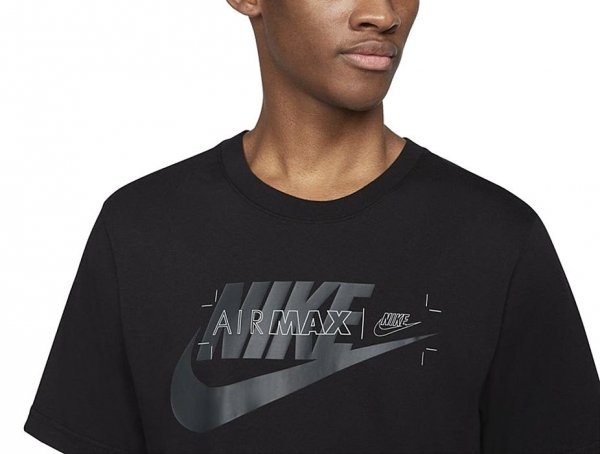 Nike t-shirt męski czarny Air Max Men t-shirt DC2554-010