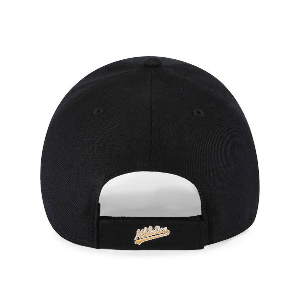 Brand `47 czapka z daszkiem Oakland Athletics Raised B-MVP18WBV-BKG