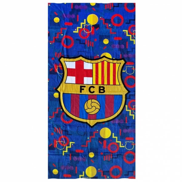 FC Barcelona ręcznik plażowy junior 70x140 cm beach towel mikrofibra 120066