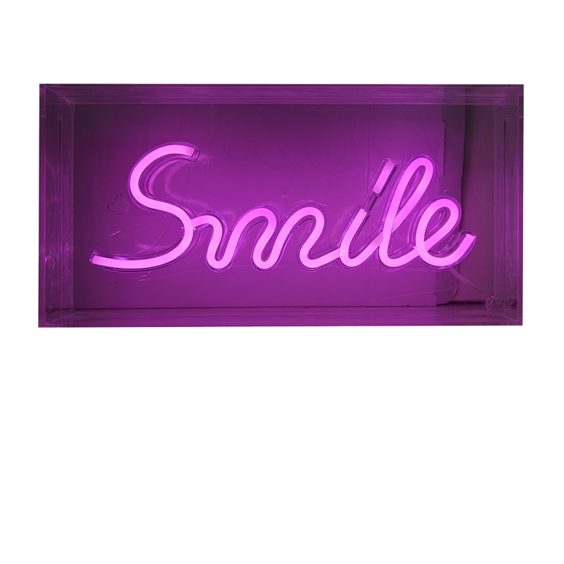 Neon ścienny/biurkowy SMILE FM-NLB46 Zuma Line 