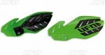 UFO OSŁONY RĄK (HANDBARY) FLAME KAWASAKI KXF 250 '13-'20 , KXF 450 '13-'18 KOLOR ZIELONY/CZARNY (Z MOCOWANIAMI)