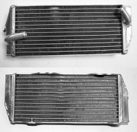 Chłodnica aluminiowa OVERSIZED Suzuki RMZ250 (04-06) - lewa 