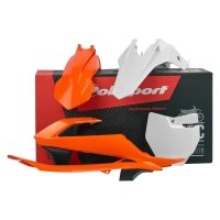 POLISPORT KOMPLET PLASTIKÓW KTM SX 65 '16-'23 KOLOR OEM POMARAŃCZOWY 
