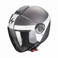 Scorpion EXO-CITY II SHORT kask motocyklowy szaro-biały mat 