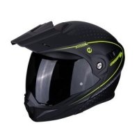 SCORPION ADX-1 HORIZON MATT KASK SZCZĘKOWY ADV (BK-NEON-YEL) S 
