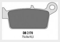 Delta Braking HONDA 400 XR R (96-05) klocki hamulcowe tył 