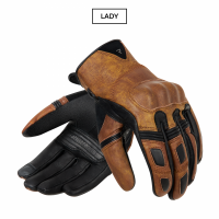 RĘKAWICE MOTOCYKLOWE DAMSKIE REBELHORN THUG 2 VINTAGE BROWN WL DL 