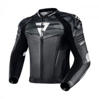 KURTKA SKÓRZANA REBELHORN VANDAL BLACK/WHITE 50 