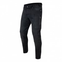 SPODNIE JEANS REBELHORN RAGE II TAPERED FIT WASHED BLACK W28L34 