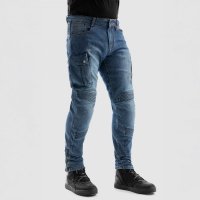 SPODNIE JEANS REBELHORN VANDAL MONOLAYER WASHED BLUE W28L32 