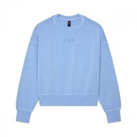 BLUZA FOX LADY WORDMARK OVERSIZED FLEECE CREW CASHMERE BLUE L 