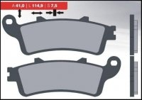 Brenta klocki hamulcowe (metaliczne) tył Honda XL 1000V Varadero (99-03) 