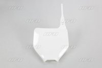 UFO TABLICA NA NUMER STARTOWY KAWASAKI KX 125/250 '05-'17, KXF 250 '05-'08, KFX 450 '06-'08 KOLOR BIAŁY KX 