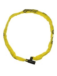 AUVRAY K-BLOC 90 łańcuch z zamkiem - długość 90cm, średnica 4mm ŻÓŁTY 