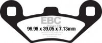Klocki hamulcowe EBC SFA650 skuterowe (kpl. na 1 tarcze) 