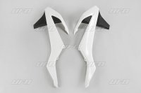 UFO OSŁONY CHŁODNICY KTM SX/SXF '16-18, EXC/EXCF 17-19 KOLOR OEM (BIAŁY/CZARNY) 