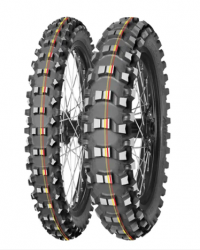 MITAS OPONA 90/100-14 TERRA FORCE-MX SM 49M (CZERWONO-ŻÓŁTY PASEK) TT TYŁ DOT 2024 (DOT:JXDC/JMDC/JSDC) (460050) (ZAMIENNIK:7000 