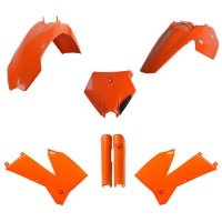 POLISPORT KOMPLET PLASTIKÓW (FULL KIT) KTM SX 05-06; XC/XC-F 06-07 W ZESTAWIE OSŁONY AMORTYZATORÓW (8399000002) KOLOR POMARAŃCZO 