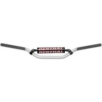 RENTHAL KIEROWNICA 7/8 CALA (22MM) MX HANDLEBAR SILVER/GREY RC PADDED KOLOR SREBRNY/SZARY Z GĄBKĄ 