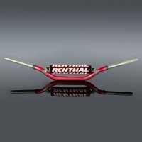RENTHAL KIEROWNICA 1,1/8 CALA (28,6MM) MX TWINWALL 998 HANDLEBAR RED REED / WINDHAM PADDED KOLOR CZERWONY Z GĄBKĄ 