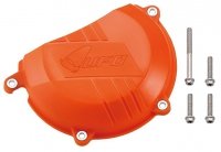 UFO OSŁONA POKRYWY SPRZĘGŁA KTM SXF 450 13-15, EXC 450 13-15, KOLOR POMARAŃCZOWY 