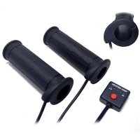 KOSO PROMOCJA MANETKI PODGRZEWANE ZE STEROWNIKIEM ATV/SKUTER ŚNIEŻNY (22MM 7/8) DŁUGOŚĆ 130MM (HG-07 STRUKTURA) 5 POZIOMÓW GRZAN 
