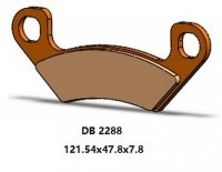 DELTA BRAKING KLOCKI HAMULCOWE KH742 TYŁ ARCTIC CAT PROWLER 812 PRO 19-21, WILDCAT 1000 19-21, CUSHMAN HAULER DIESEL 19-20 