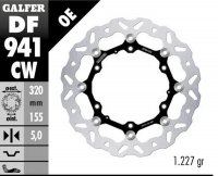 GALFER TARCZA HAMULCOWA PRZÓD KTM 390 ADVENTURE 23-25; HUSQVARNA 401 SVARTPILEN 24-25 (WAVE FLOATING) (320X155X5MM) 