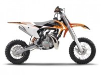 BLACKBIRD KOMPLET NAKLEJEK (OKLEIN) KTM SX 50 16-23 DREAM 4 KOLOR POMARAŃCZOWY BIAŁY CZARNY 