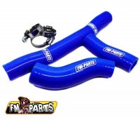 FM-PARTS SILIKONOWE WĘŻE/PRZEWODY CHŁODNICY KTM / HUSQVARNA 250/300 17-19 KOLOR NIEBIESKI 